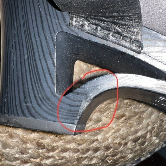 Dansko Tasha Leather Cut Out Platform Sandals - Picture 8 of 11